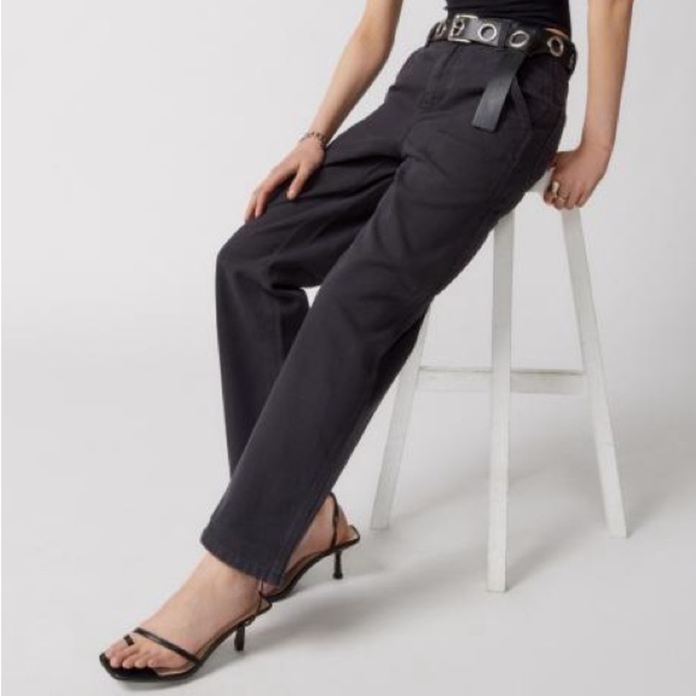 New Dickies Canvas Low Rise Cotton Baggy Wide Leg Cargo Carpenter Pants - Picture 2 of 10